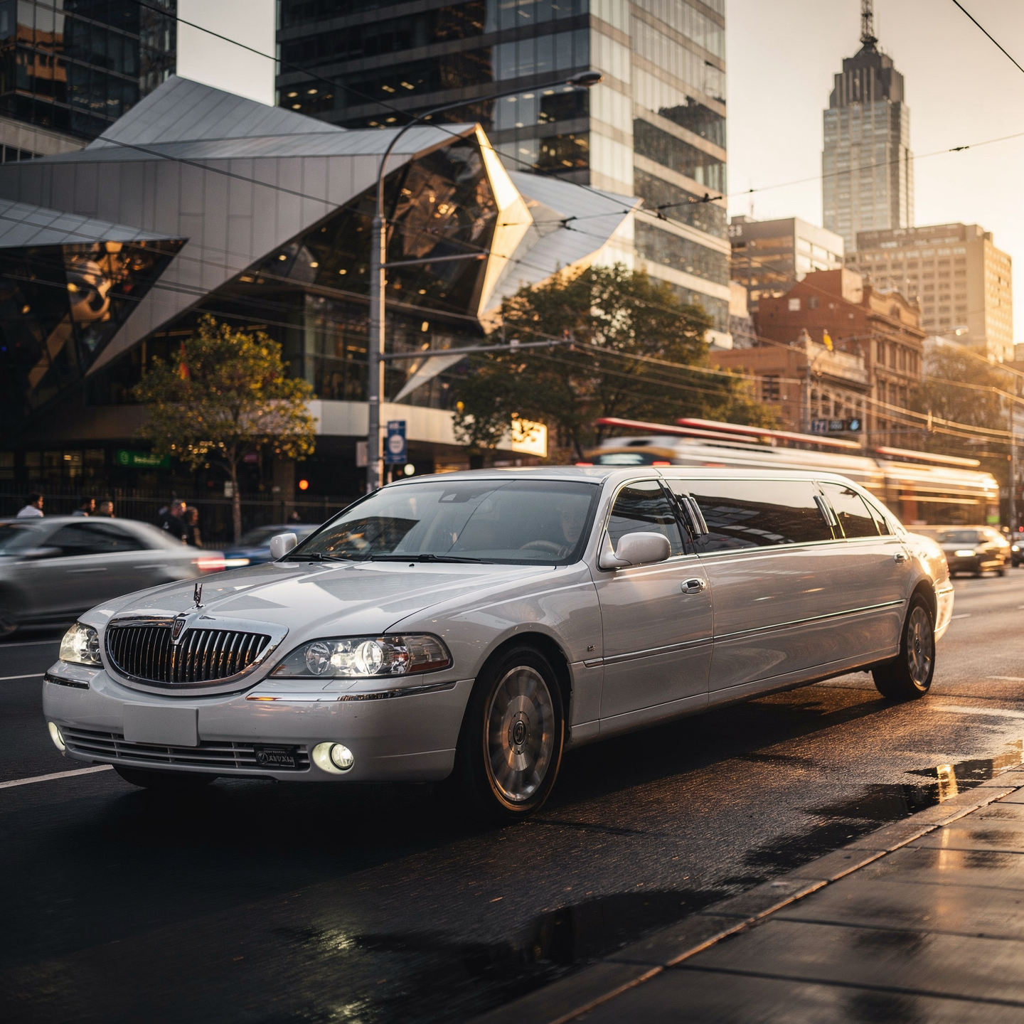 Stretch limousine chauffeur service